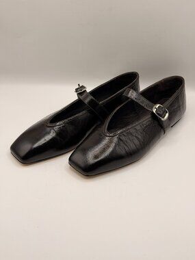 Tony Bianco Womens Bobbi Brown Crinkle Mary Jane Flat Sz 10